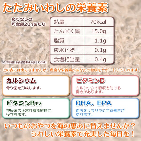 画像7: 天日干し 駿河湾産 炙り たたみいわし 3種セット (7)