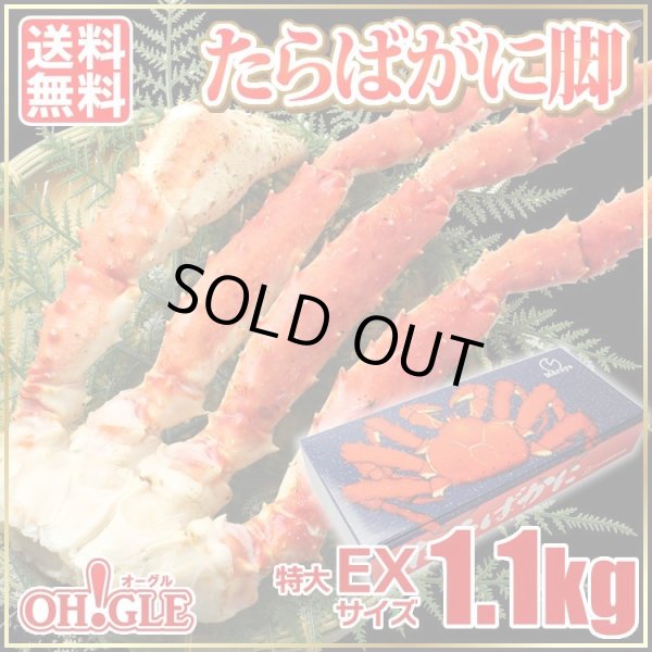 画像1: 特大 たらばがに 脚 EXサイズ （1.1kg） (1)