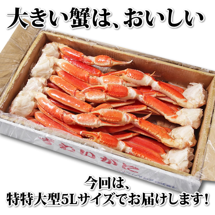 大きい蟹はおいしい